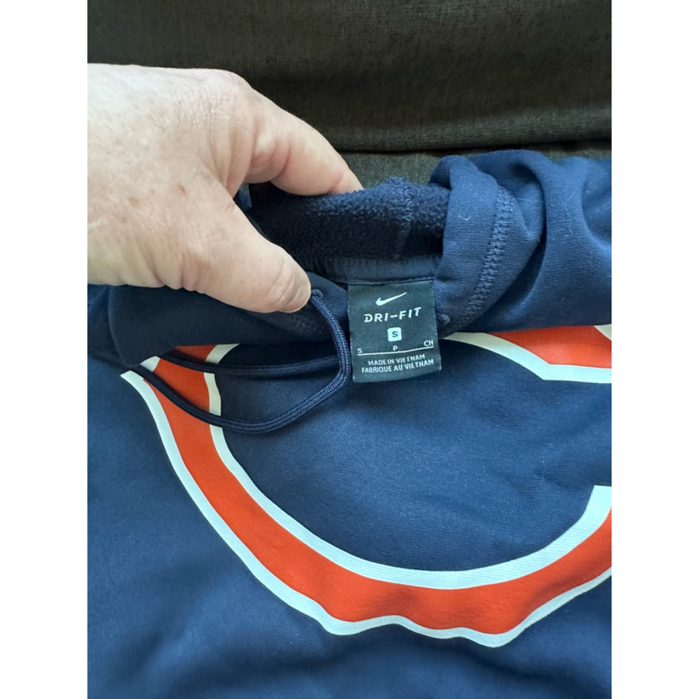 Men's Nike Chicago Bears Hoodie Size S Blue - Picture 2 of 4